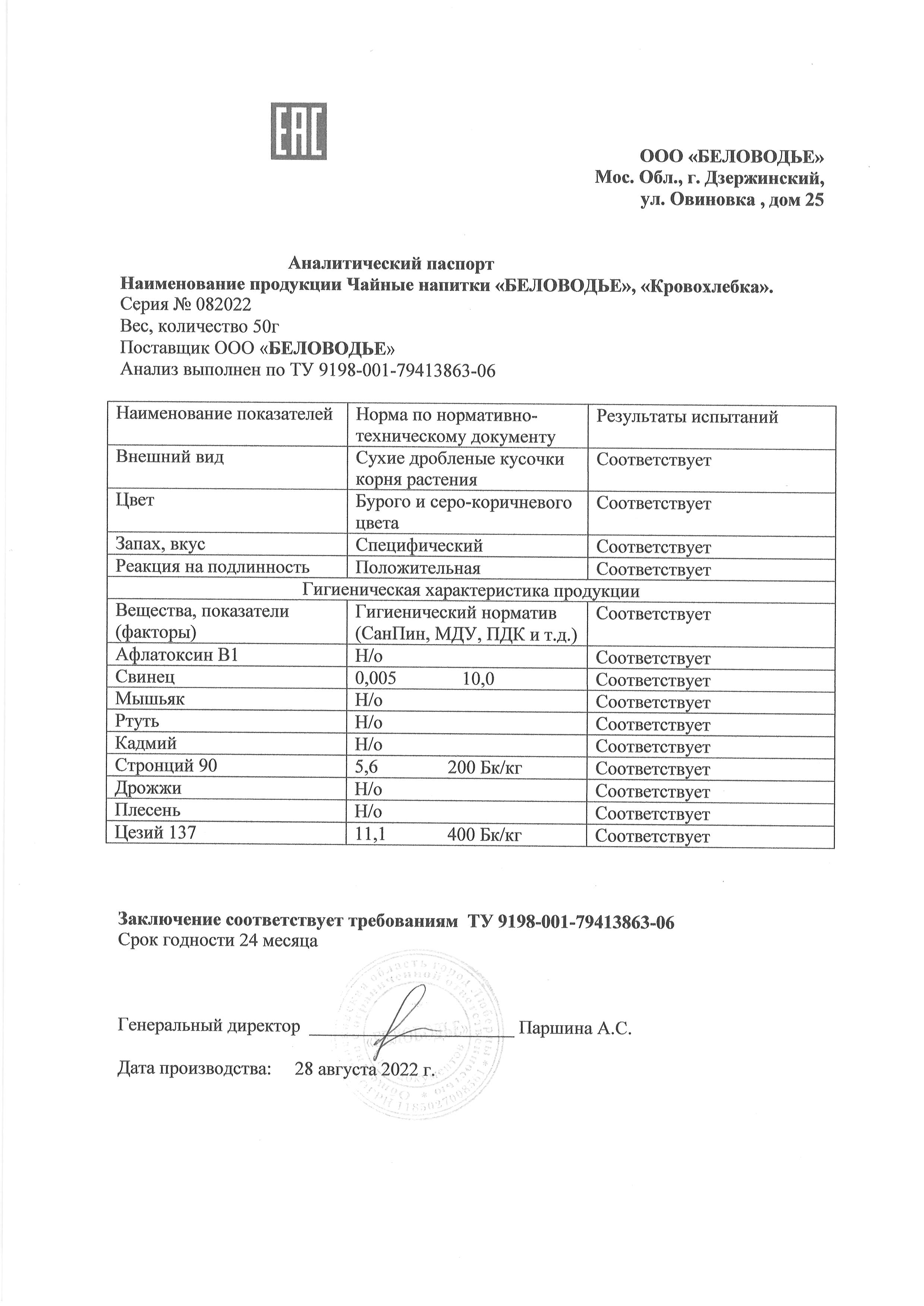 Паспорт №082022
